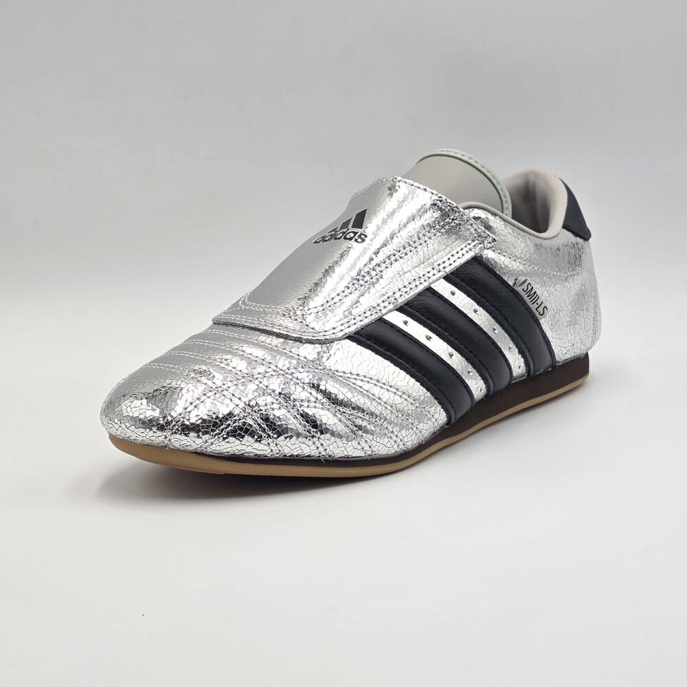 adidas Originals Women's Size 8.5 Taekwondo Shoes JH9664 Silver Metallic New - Picture 7 of 10